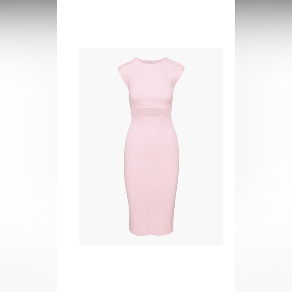 BNWT Wilfred free Cut-Out Knit Midi Dress XS LILAC BLOOM